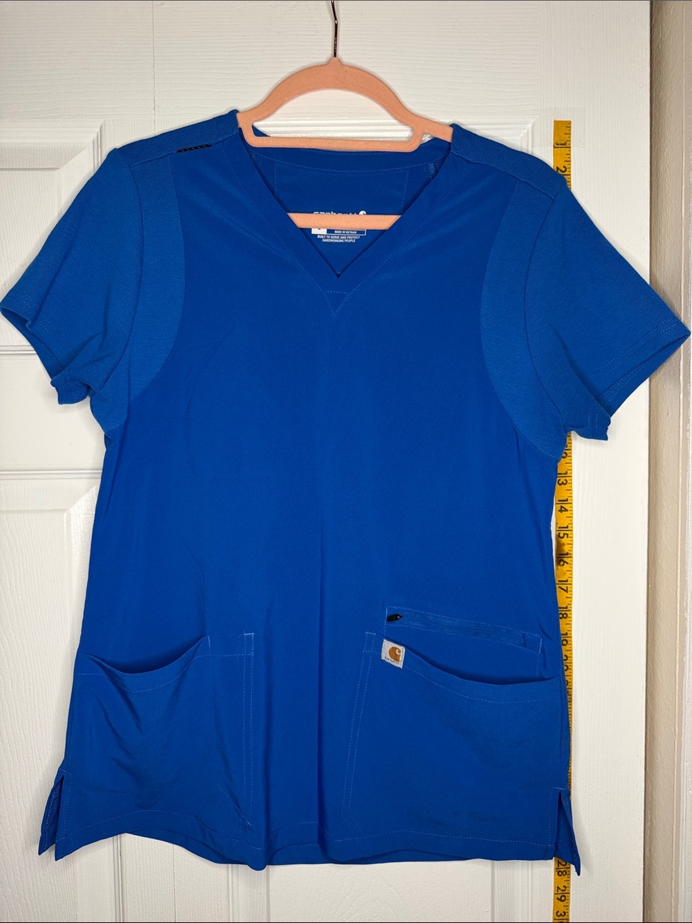 Women’s V-Neck Scrub Top in Royal Blue